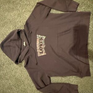 Levi's Women's Dark Black Hoodie